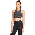 Adidas Techfit High Neck Print Sports-bh Med Medium Støtte