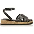 MARIAMARE for woman. 68585 Sandals 68585 black (39), 3 to 5 cm, Buckle, Casual
