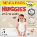 Huggies Extra Care Disney Størrelse 5 Bleier 66 Enheter