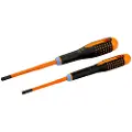 Bahco Ergo skruetrækkersæt 1000V, Slim blade, Combi