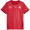 Puma Switzerland Women's Team 2025 Home Jersey Youth, Clothing, Red/Dark Crimson, 13-14Y