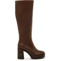 Mustang for woman. 50522 Boots New 67 brown (40), 8 to 10 cm, Zip, Casual