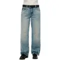 Superdry for woman. W7011200A Mid rise wide leg blue jeans (34/32), Casual, Denim, Organic Cotton, Sustainable