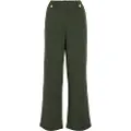 Vila Clua Wide Leg Fit Button Høye Bukser