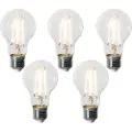 LUEDD Sett med 5 E27 dimbare LED-pærer A60 6W 700 lm 2200K