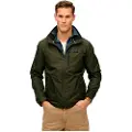 Superdry for man. M5012163A Windbreaker jacket without logo and hood green (M), Casual, Polyester