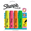 Sharpie Fluo XL merkepenn | kileformet spiss | assorterte selvlysende | 4 stk.