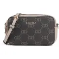 Liu Jo for woman. AF5100-E0668 Black Monogram Shoulder Bag (OSFA), Casual, Polyurethane
