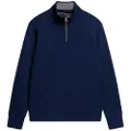 Superdry Core Pique Henley Genser Med Halv Glidelås