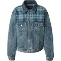 Scotch & Soda Customised Mixed Fabric Denimjakke