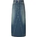 Levi's for woman. A8727-0014 Icon skirt blue (28), Casual, Cotton, Denim