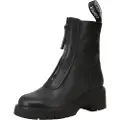 Camper for woman. K400776-001 Milah leather boots black (40), 1 to 3 cm, Zip, Casual