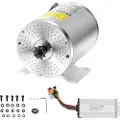 Vevor 2000W elektrisk børsteløs DC-motorsett - 60V 4500 o/min motor med oppgradert hastighetskontroller for gokart, elsykkel, motorsykkel, scooter
