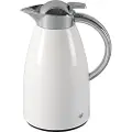 Alfi 1421211100, Karaffel, 1 l, Hvit, Rustfritt stål, Rund, Signo
