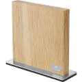 Zassenhaus magnetisk knivblokk, 10 kniver, 28 x 9 x 25 cm, eiketre