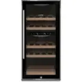 Caso WineComfort 24, Vin kjøleskap, Frittstående, 24 flasker, 60 W, G, Sort