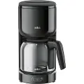 Braun PurEase KF 3120 BK - Kaffemaskin - 10 kopper - svart
