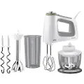 Braun MultiMix 5 HM 5137 WH - Håndmikser - 750 W - hvit/grå