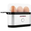 Gastroback Design Mini, 3 egg, Rustfritt stål, Knapp, Sort, Rustfritt stål, 350 W, 220 - 240 V