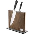 Zassenhaus magnetisk knivblokk, 10 kniver, 28 x 9 x 25 cm, mørk ask