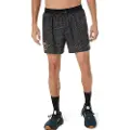 Asics for man. 2011D392 Short Fujitraill Print 5In black (L), Sport, Running, Multisport, Polyester