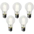 LUEDD Sett med 5 E27 dimbare LED-pærer A60 6W 500 lm 4000K