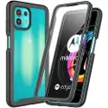 Mtp Products 360 Beskyttelse Motorola Edge 20 Lite Deksel - Svart / Klar