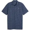 Puma MATTR Port Golf Polo Men, Clothing, White Glow/Deep Navy, XL