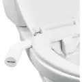 Vevor Bidettilbehør for toalett, ikke-elektrisk bidet toalettsetetilbehør - doble uttrekkbare dyser, justerbart kaldtvannstrykk, inntak i rustfritt stål, ideell for bakvask og damevask, hvit