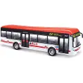 Burago Street Fire City Bus 1:43 Buraggo (assorterte farger)
