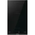 Gorenje G400 GI3201BC - Induksjonskomfyrtopp - 2 plater - Nisje - bredde: 28.3 cm - dybde: 49 cm - uten ramme, - med fasettert frontkant - svart