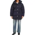 Tommy Hilfiger for woman. WW0WW44133 Short navy quilted coat (M/L), Blue, Casual, Recycled nylon
