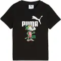 Puma Super PUMA Graphic Tee Kids, Clothing, Black, 3-4Y