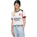 Puma AC Milan 25/26 Away Jersey Youth, Clothing, White/Red, 15-16Y