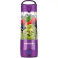NutriBullet Portable, Bærbar blender, 0,475 l, Pulsfunksjon, Isknusing, 0,5 m, Lilla