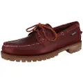 Sebago for man. 7001HU0 Ranger Waxy brown leather boat shoes (44), Flat, 1 to 3 cm, Laces, Casual