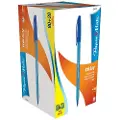 Papermate InkJoy 100 RT, Klips, Uttrykkbar kulepenn med hengefeste, Blå, 20 stykker, Medium
