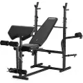 Zipro Vektstangbenk med biceps curl-stasjon, benpress og pec fly Zipro Ripped