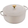 Ballarini BELLAMONTE Gryte żeliwny rund 4 ltr, elfenben