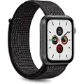 Puro SPORT - Sløyfe for smart armbåndsur - 130 - 200 mm - svart - for Apple Watch Hermès Series 9, SE 3, Series 10, Series 11, Series 8, Series 9