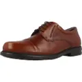 Fluchos for man. 8468_NATU_LIBA Simon leather shoes 8468 brown (39), Laces, Casual