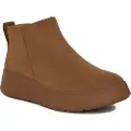 FitFlop F-mode Suede Flatform Zip Ankle Støvler