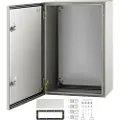 Vevor NEMA stålskap, 60x40x25 cm NEMA 4X stål koblingsboks, IP66 vanntett og støvtett, utendørs/innendørs elektrisk koblingsboks, med monteringsplate