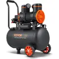Vevor luftkompressor 9,3 gallon 1800W 5,12 CFM@ 90PSI 70 dB Ultra Quiet oljefri