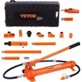 Vevor 12 Tons hydraulisk jekk luftpumpe løftestempel kroppsramme Porta kraftreparasjonssett