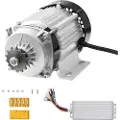 Vevor 750W elektrisk børsteløs DC-motorsett - 48V 2700 o/min motor med oppgradert hastighetskontroller for gokart, elsykkel, motorsykkel, scooter