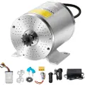 Vevor 500W elektrisk børsteløs likestrømsmotorsett - 36V 3000 o/min motor med oppgradert hastighetskontroller, gasshåndtaksett for gokart, elsykkel, motorsykkel, scooter