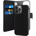 Puro 2-i-1 Magnetisk iPhone 13 Pro Max Lommebok-deksel - Svart