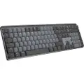Logitech MX Keys Mechanical - Tastatur - bagbelyst - Bluetooth, 2,4 GHz - Pan Nordic - smakskontakt: GL Clicky - Grafit