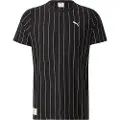 Puma Class Striped Kortarmet T-skjorte